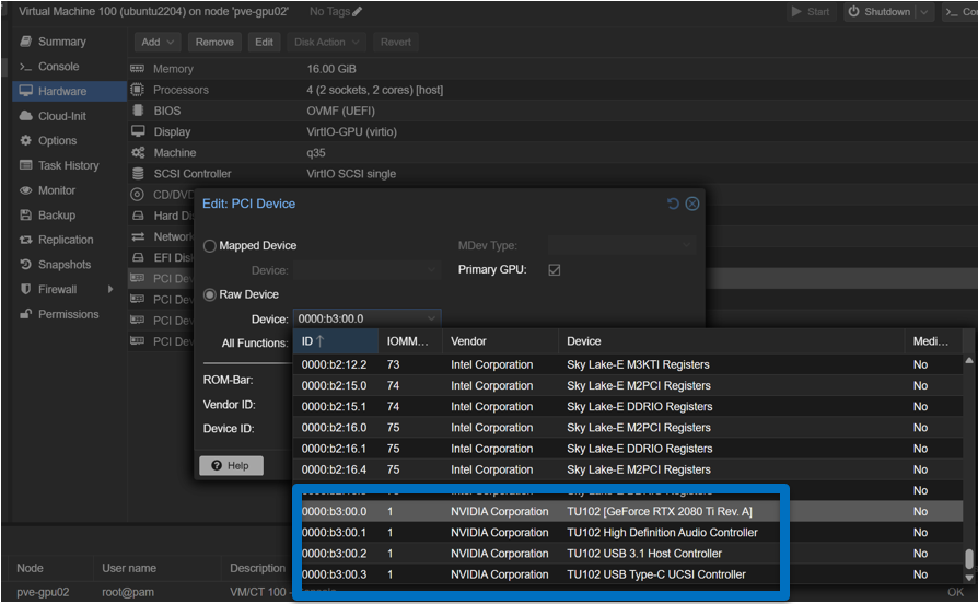 Proxmox GPU Passthrough 實作教學 - Chirue Technology