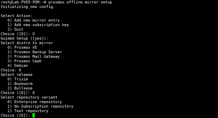 1. Source → Offline Mirror 主機:設定來源 Repository